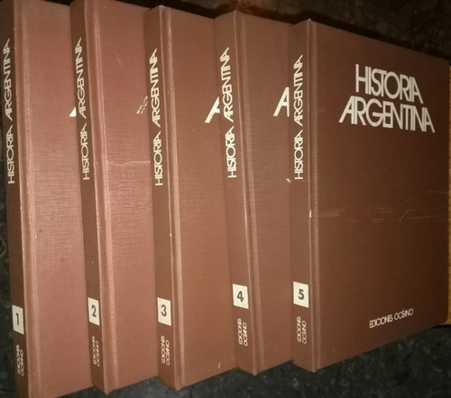 Historia Argentina Océano, Vicente Gesualdo. Completa 5 T.