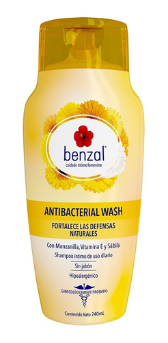 Jabón Íntimo Benzal Wash Manzanilla 