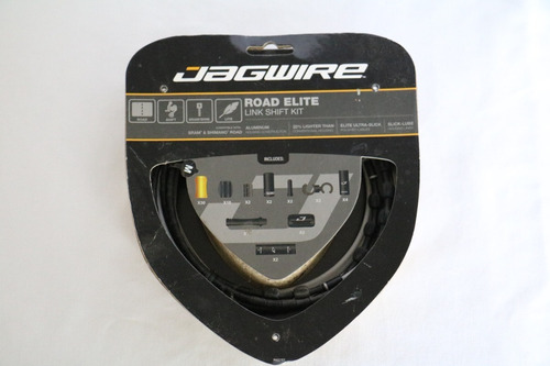 Jagwire Road Elite Link Shift Kit Incluye Cables Y Carcasa