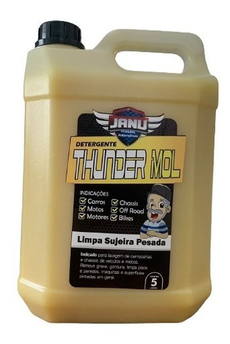 Shampoo Automotivo Limpeza Pesada Thundermol Janu 5l Offroad