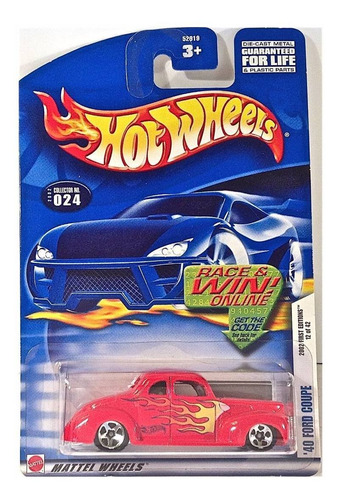 Hot Wheels 40 Ford Coupe  Primer Edicion 2002 Solo Envios