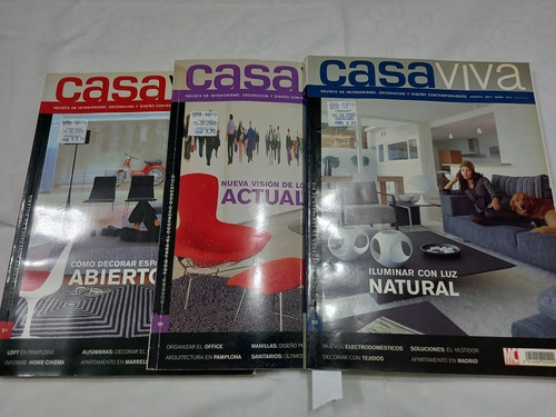 Revista Decoración Y Diseño:casaviva. Nros: 91,92 Y 93