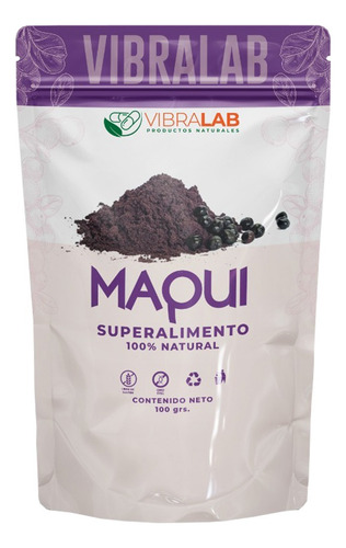 Suplemento En Polvo Vibralab Maqui Berry X 100g