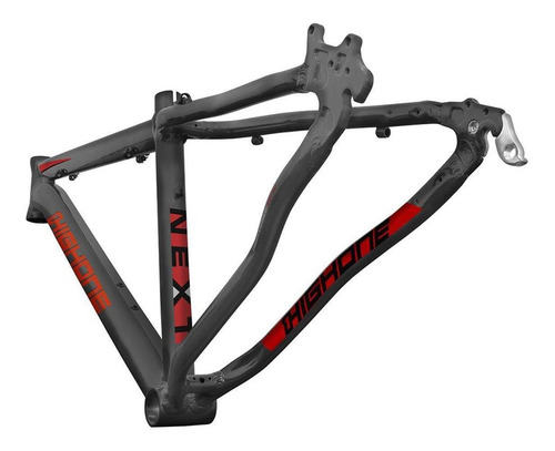 Kit Quadro High One Next Grafite/vermelho Tam 21