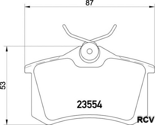 Balatas Disco  Trasera Para Volkswagen Jetta Clasico  2011