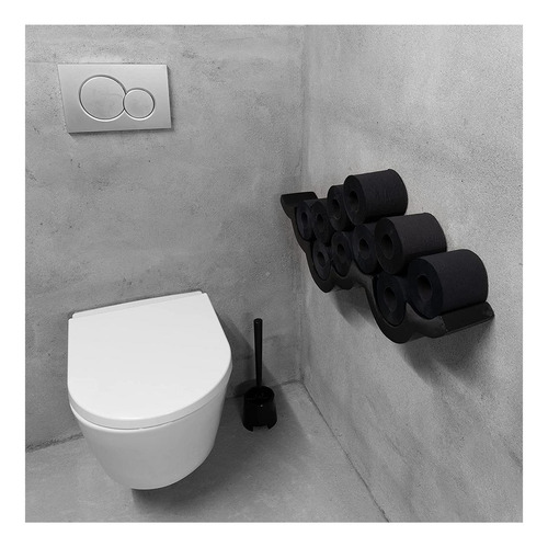 Rollo De Baño Renova Paquete Combinado De Black & Fucsia (2