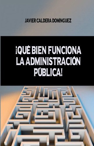 Libro: ¡qué Bien Funciona La Administración Pública! (spanis