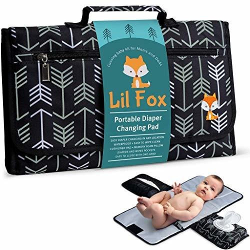 Cambiador De Bebé De Lil Fox. Cambiador Portátil Para Bolsa 