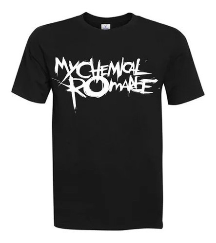 Polera En B&n My Chemical Romance Para Hombre Ll