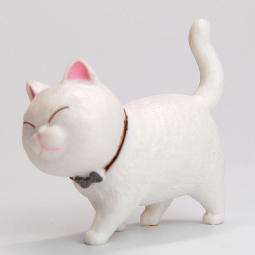 3 X 9 Piezas Encantadoras Figuras De Gatos De Pvc Muñecas