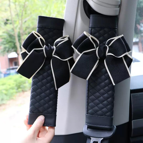 Almohadillas De Cuero Para Cinturón De Seguridad Auto 2u 4u Color
