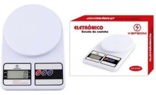 Balança Digital Eletrônica De Cozinha Kapbom Ka-b109