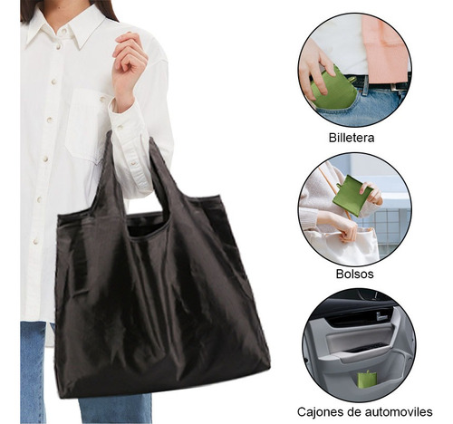 Paquete 3 Bolsas Ecológica Reutilizable Ecológica Compras