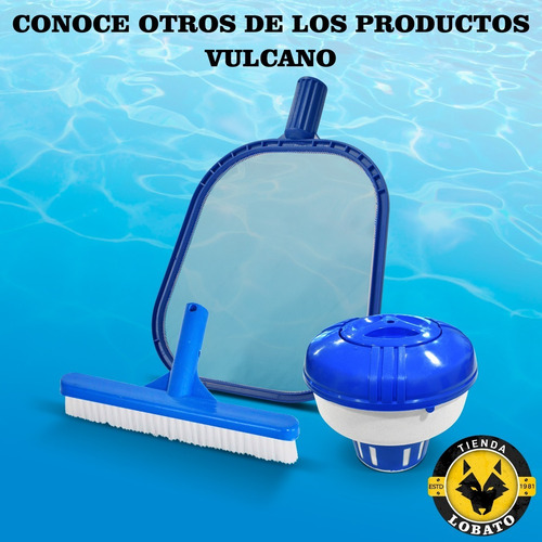 Imagen 5 de 10 de Sacahojas Plano Piletas Piscinas Vulcano 32mm Rejilla Basura
