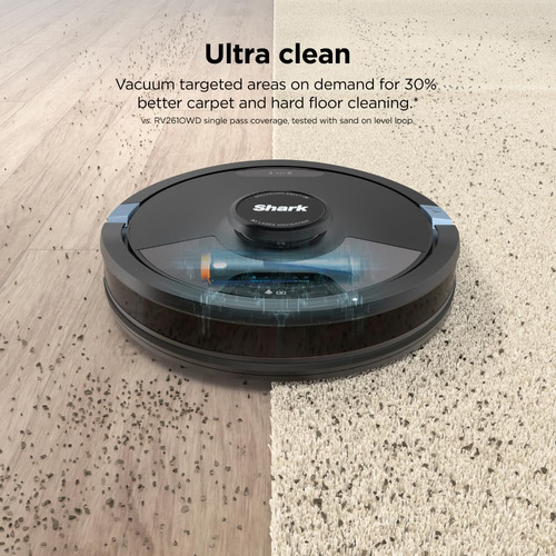 Robot Aspirador Shark Rv2620wd Ai Ultra Con Fregonera Negra