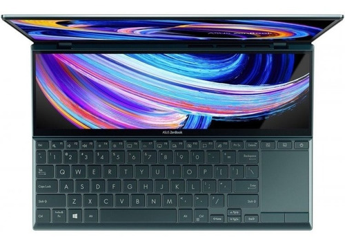 Imagen 1 de 1 de Asus Zenbook Duo 14 Celestial Blue 14 Touchscreen Notebook