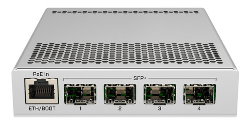 Switch Mikrotik 5 Puertos Con 1 Gigabit Rj45 Y 4 Sfp+ 10gbps