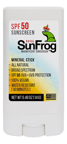 Protector Solar Barra Mineral Stick Sunfrog Spf 50 Sunscreen