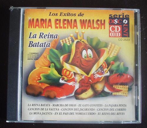 Excelente Cd Los Éxitos De María Elena Walsh La Reina Ba 