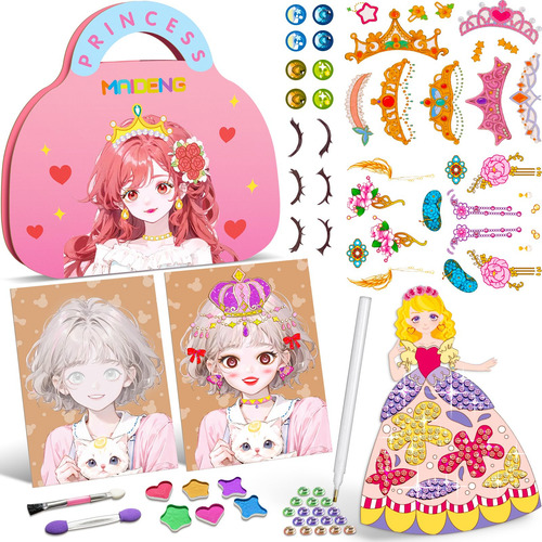 Kit De Brinquedos Craft Activity Zhoc Art Craft Para Meninas