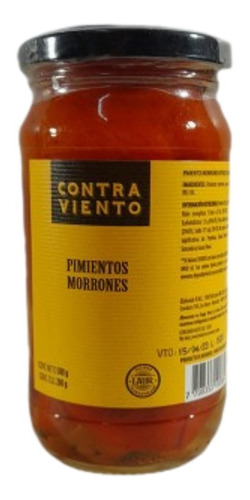 Pimientos Morrones Contraviento 300g. Laur