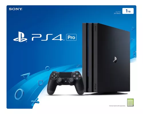 CONSOLA PLAYSTATION 4 PRO 1TB BLACK 1 COMANDOS - SEMINOVO - 1TB