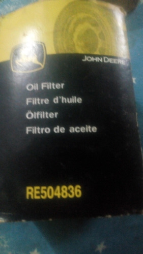 Filtro De Aceite Jhon Deere 