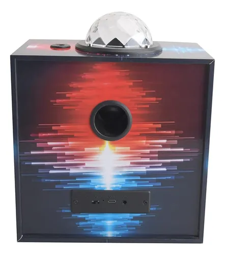 Altavoz Bluetooth Inalámbrico Beat Box Con Luces Led Danzant