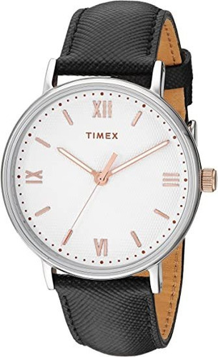 Reloj Timex Southview Con Correa De Piel Para Hombre, De