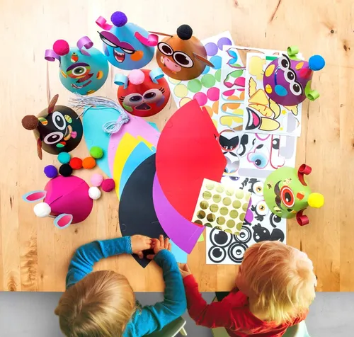 Kit De Sombreros De Fiesta Con Purpurina Para Jardín, Cumple