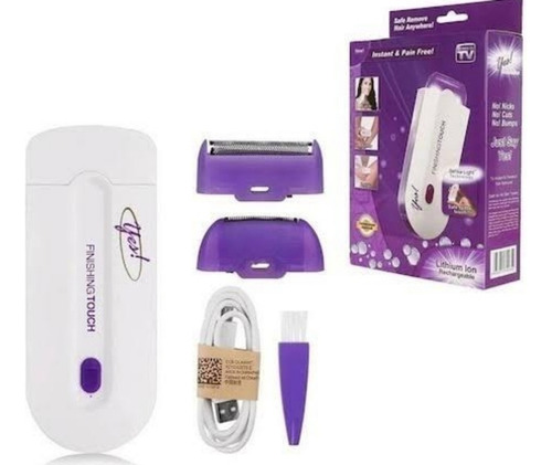 Depilador Intimo Efeito Laser Portátil Pelos Corporal Flex Cor Branco 127/220v