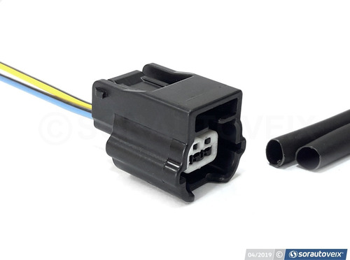 01 Conector Plug P/ Sensor Pastilha Freio Renault Master