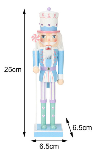Adornos De Cascanueces, Colecciones De Figuras De Azul 25cm