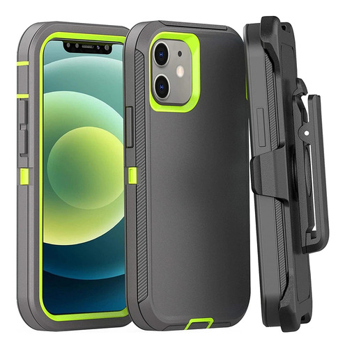Armor Case Para iPhone 16 Funda Defender De Alta Resistencia Con Clip