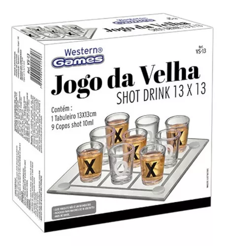 Jogo Da Velha Shot Drinks Com Copinhos Jogos Adultos Etílico