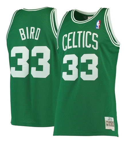 Camiseta Celtics Larry Bird Baloncesto Chaleco Vintage