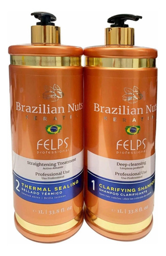 Alisado Capilar Brazilian Nuts Felps 1 Litro