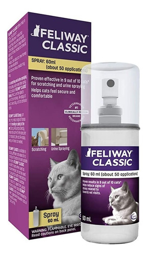 Feliway Gato Classic Spray Anti Estrés Calmante 60 Ml
