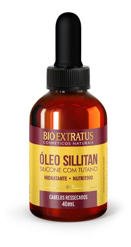 Óleo Capilar Sillitan - Redutor De Volume 40ml Bio Extratus