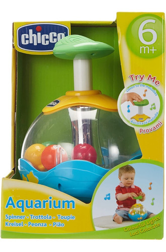 Trompo Aquarium Spinner Bebés 6-36 M+ Chicco Color Multicolor