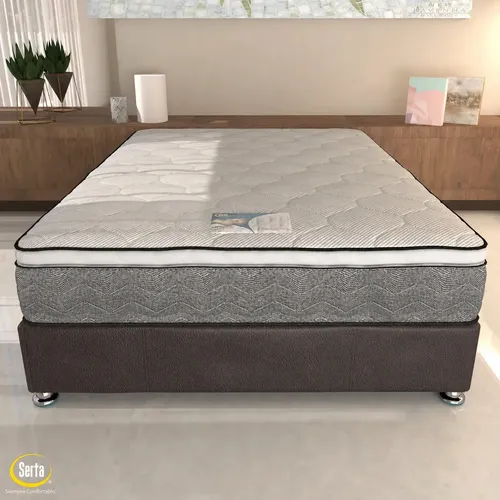 Colchón Matrimonial Serta Colchoneta Pillow Support Foam | Acojinamiento De Espuma Premium De Alta Densidad
