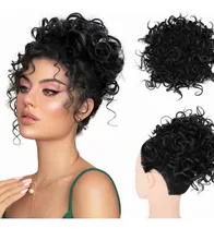 Comprar Coleta Postiza Desordenado Y Cabello Ondulado Extensiones 