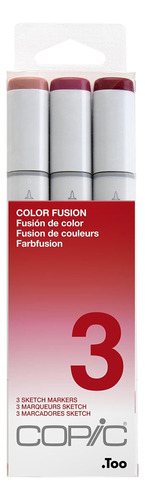 Rotuladores Copic Sketch Color Fusion, Cscf 3, Paquete