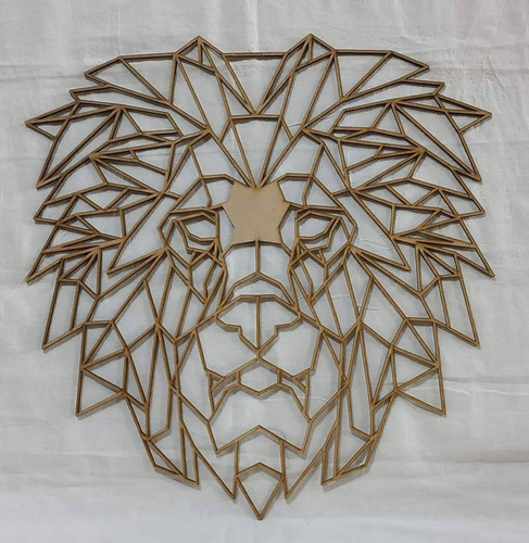 Imagen 3 de 10 de Animales Geométricos 50 Cm Mdf De 2.5mm