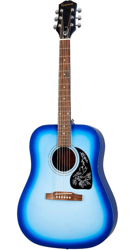 Guitarra Acustica EpiPhone Starling Blue Azul Place