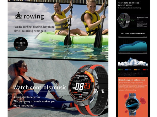 Reloj Smart Watch E15 Hombre Mujer Sumergible P/ Android Ios
