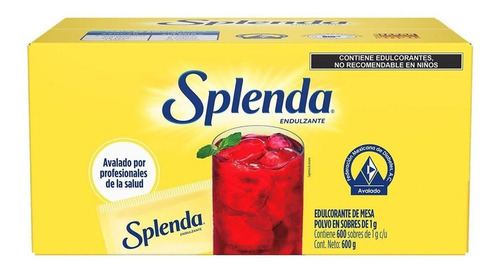 Splenda Sustituto De Azucar 600 Sobres De 1 G. 