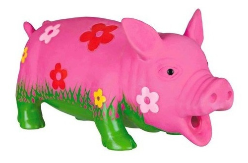 Juguete Cerdo Con Flores Para Perros 20cm Trixie
