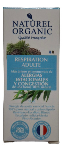 Sinergia  De Aromaterapia Naturel Organic Rrespiration Adult