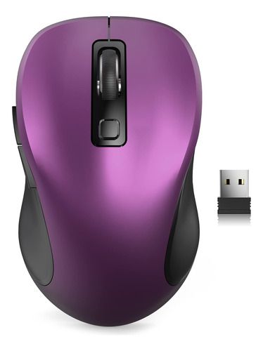 Mouse Trueque Inalambrico/purpura